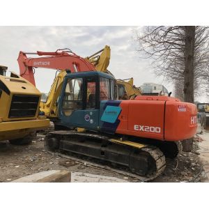 Japan Manufactured Secondhand Hitachi Crawler Excavator Ex200 in Excellent
