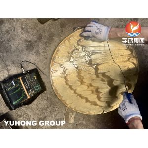 Buy cheap ASTM B171 C46400 Naval Brass Disk Copper Alloy Plate For Tubesheet Drilling Heat Exchanger Components from wholesalers