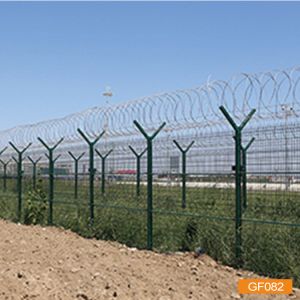 Buy cheap 55x200mm Y Post AOA Fence Concertina Razor Airport Prison Barbed Wire Fence product