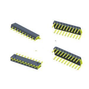 2.0 mm H 4.5 Single Row Female Header Connector Side Entry SMT Type