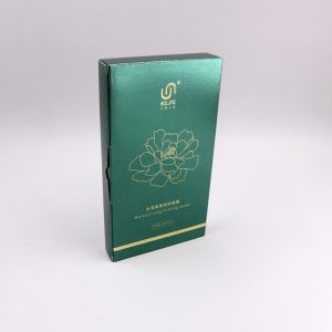 Buy cheap Facial Mask Cosmetic Packaging Boxes 375gsm Silver Card from wholesalers