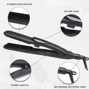 Buy cheap 480 Degrees 2 In 1 Steam Nano Titanium Plate Hair Straightener For Salon from wholesalers