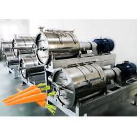Buy cheap Juice Extracting Carrot Processing Machine High Efficiency Carrot Processing product
