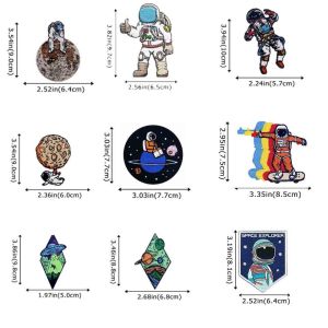 Buy cheap Spaceman Astronaut UFO Custom Embroidery Patches Sew On Badge from wholesalers