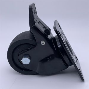 Buy cheap 75mm Low Profile Swivel Nylon Swivel Casters With Brake For Heavy Machine from wholesalers