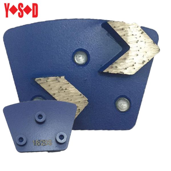Buy cheap Trapezoid Concrete Diamond Tools Three Arrow Seg Segment Thickness 10mm from wholesalers