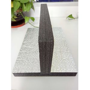 China Closed Cell Foam Insulation XPE/ IXPE Backed Adhesive / Aluminum Foil For HVAC on sale