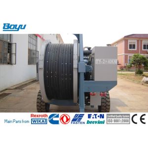 Tension Stringing Equipment Cummins Engine Tension Machine For Overhead Line