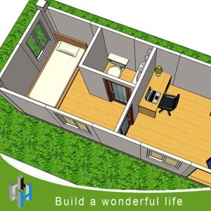 20ft flat pack folding prefab container home