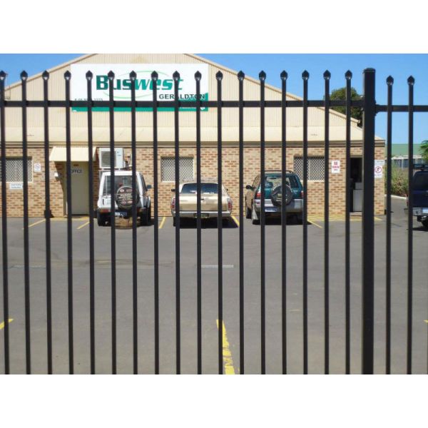 2.1m(H)*2.4m(W) Spear Tubular Garrison Australia Steel Fence(Factory)