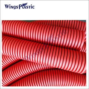 Buy cheap PVC HDPE DWC Pipe Making Machine Plastic Pe Dual Corrugated Pipe Extrusion Line from wholesalers