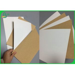 Buy cheap 200gram to 365gram 1 side White Kraft Liner coated Board 31inch 35inch from wholesalers
