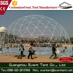 Buy cheap Durable Steel Frame PVC Geodesic Large Dome Tent Diameter 15m from wholesalers
