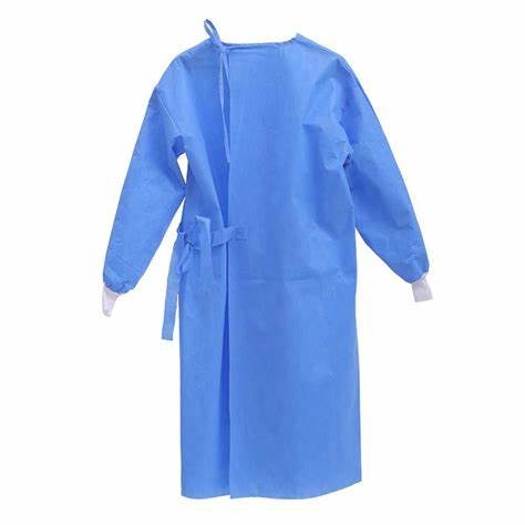 Quality Plus Size Medical Polyethylene Hospital Disposable Gowns for sale