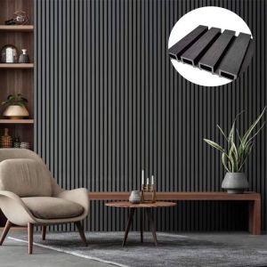 Customizable WPC Fluted Wall Panel Total Solution For Outdoor Projects