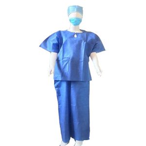 Buy cheap 50g/M2 Disposable Scrub Shirt from wholesalers