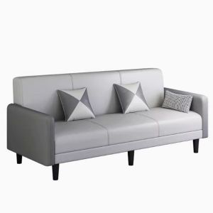 Buy cheap Synthetic Leather Modern Office Furniture Couch Medium Back With Armrest from wholesalers