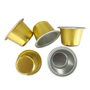 Buy cheap Custom Order Empty Coffee Capsule for Nespresso Coffee Aluminium Foil Disposable Capsules from wholesalers