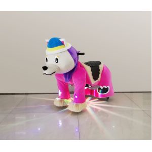 Mp3 Music Electronic Coin Operated Kiddie Ride Attractive Walking Animal