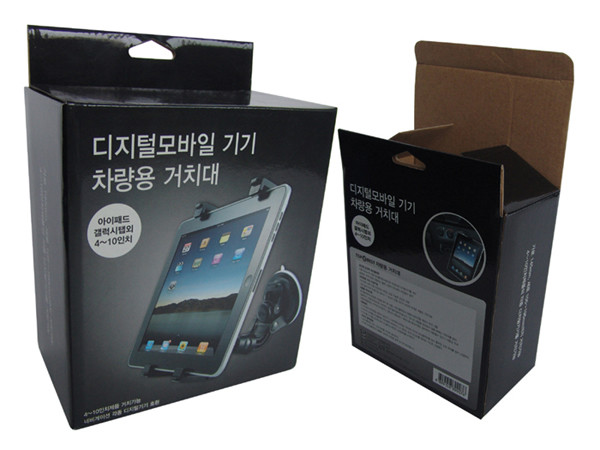 Quality Custom E-Flute Corrugated Paper Hanger Boxes Product Packaging With Design Printing for sale