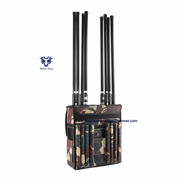 Buy cheap Waterproof VIP Protection Security Backpack Jammer High Power GPS WIFI5.8G Drone Signal Jammer from wholesalers