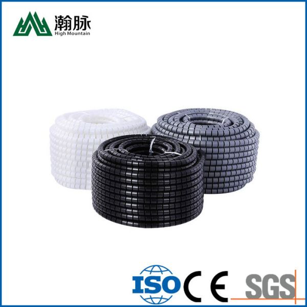 Buy cheap Protective Plastic Corrugated Pipe PP Flame Retardant Threaded Nylon Cable Sleeve from wholesalers