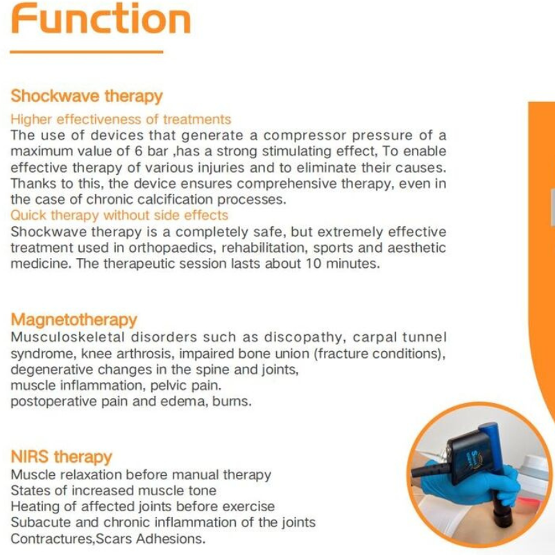 Deep Tissue Pain Relief with PMST Wave Magneto, Shockwave & Infrared High-Energy