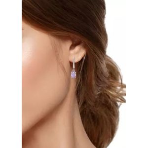 Buy cheap Amethyst and White Sapphire Cable Ring With 925 Sterling Silver from wholesalers