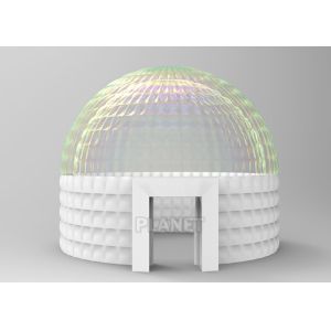 Buy cheap Custom Sealed Inflatable Balloon Tent Fireproof PVC Tarpaulin Easy Assembly from wholesalers