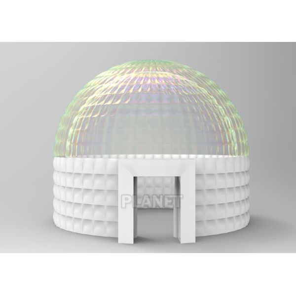 Quality Custom Sealed Inflatable Balloon Tent Fireproof PVC Tarpaulin Easy Assembly for sale