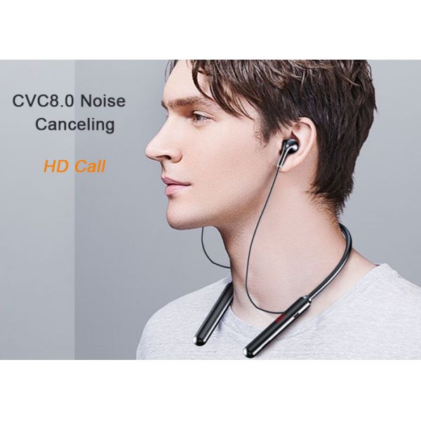 Sports 10M Neckband Bluetooth Headphones CVC8.0 Noise Reduction Bluetooth Earphones