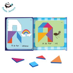Level Up Magnetic Wooden Tangram Puzzle Educational Games And Puzzles Physical