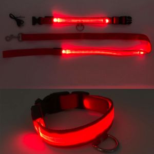 Buy cheap 3 Modes Adjustable LED Dog Collar USB Rechargeable , Light Up Christmas Dog Collar product