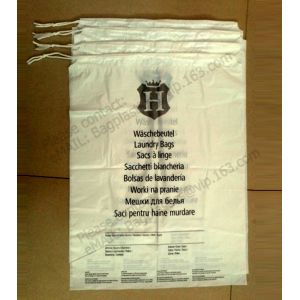 Buy cheap Hotel Laundry Bags, 1.25 Mil Plastic with Tear Tie and Write-On Strips, 14