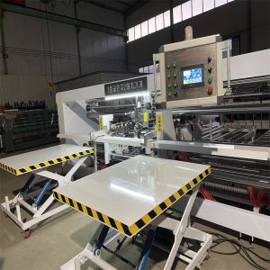 Buy cheap Semi Automatic Carton Auto Corrugated Manual Double Two Piece Box Stitching Machine from wholesalers