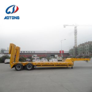 NDRC Announced Enterprise low bed semi trailer with gooseneck and 2 axles in