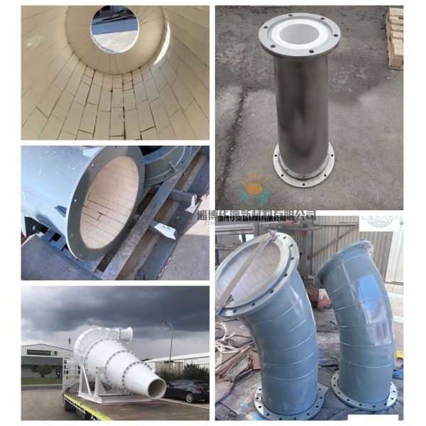 Quality 92% 95% Alumina Ceramic Lined Project Pipe With Impact Resistance for sale