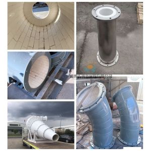 Buy cheap 92% 95% Alumina Ceramic Lined Project Pipe With Impact Resistance from wholesalers