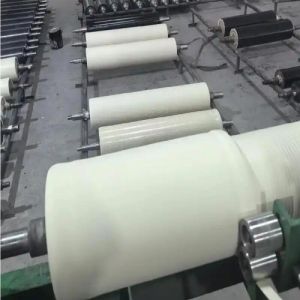 Buy cheap Durable Silicon Rubber Coated Rubber Roller for Coating Industry with 13000mm Maximum Face Length and 3000m/min Maximum Speed from wholesalers