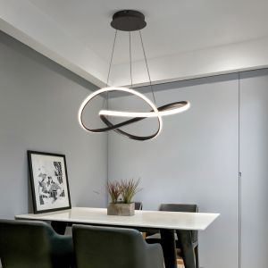 Buy cheap Metal Acrylic Modern LED Ring Chandeliers For Bedroom Living room from wholesalers