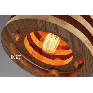 Buy cheap Creative wood Pendant Light Indoor Dining Room Foyer Home Adornment Pendant Light(WH-WP-44) from wholesalers
