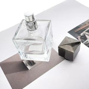 Buy cheap Square Zinc Alloy Perfume Cap Magnetic Perfume Cap Logo Customization from wholesalers