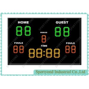 Buy cheap Electronic digital football scoreboard with time display from wholesalers