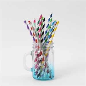 Buy cheap Dia 5mm To 10mm Stripe Biodegradable Paper Straws from wholesalers