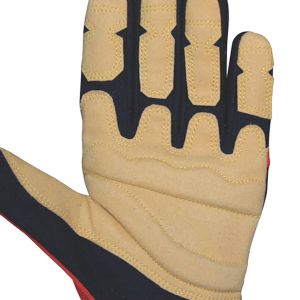 Buy cheap Vehicle Extrication Oil Gas / Rope Rescue Gloves Synthetic Leather Material from wholesalers