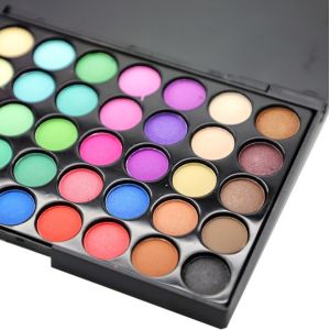 MSDS Natural Organic 40 Color Eyeshadow Palette For Brown Eyes