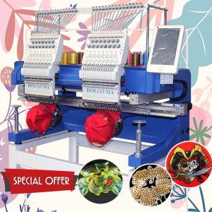 HO1502H multi function flat/tshirt/hat computer embroidery machine highest