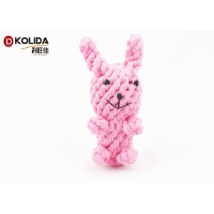 Buy cheap Pink Color Pet Toys , Tug Rope For Dogs 6 x 16cm For Aggressive Chewers from wholesalers