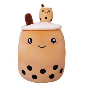 Buy cheap Cloud Like Touch Washable Plush Milk Tea Cup Pillow from wholesalers