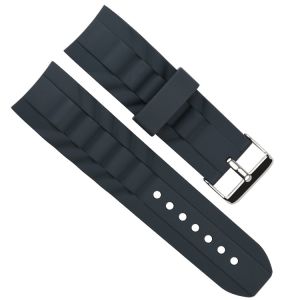 Buy cheap Unbreakable 24mm Curved Lug Watch Strap printed LOGO from wholesalers